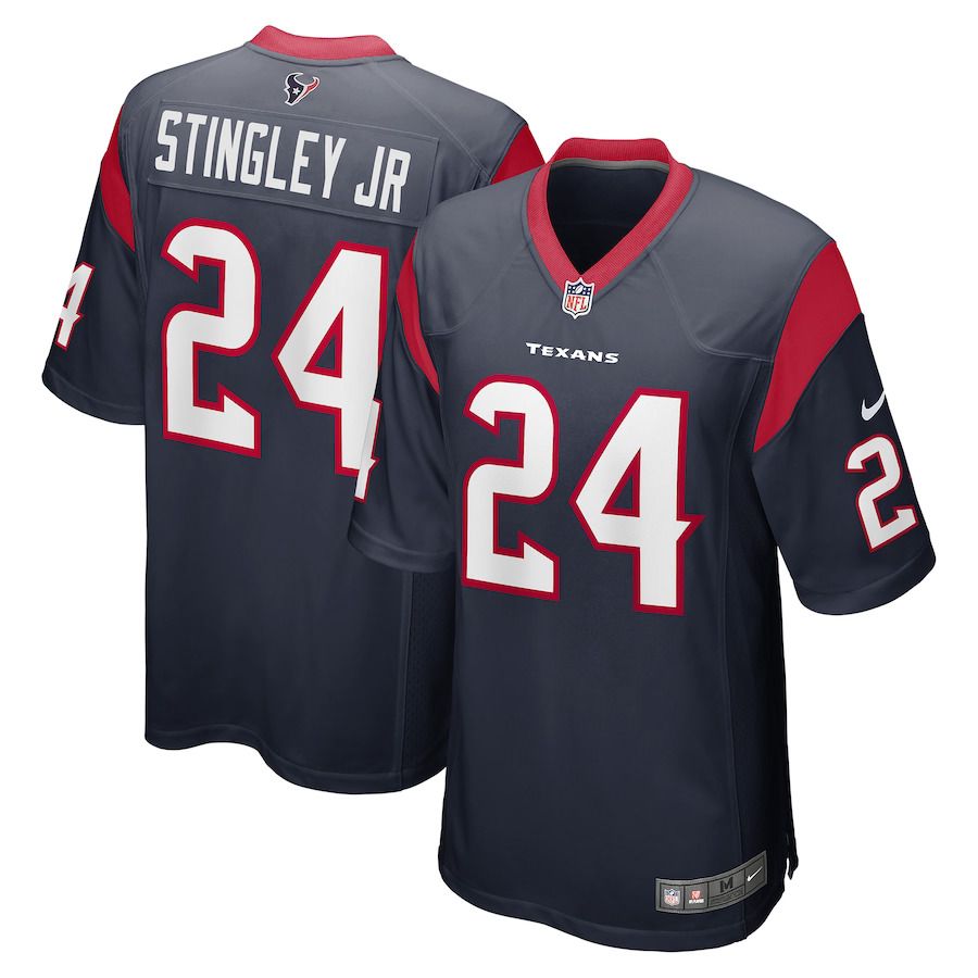 Men Houston Texans 24 Derek Stingley Jr. Nike Navy Player Game NFL Jersey